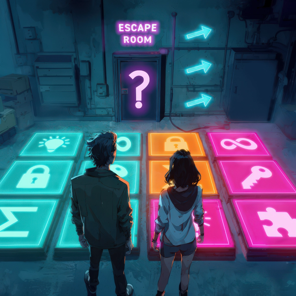 Escape room online - virtual team building